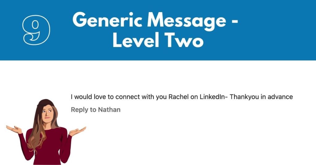 #9 on list of worst linkedin messages from 2021
